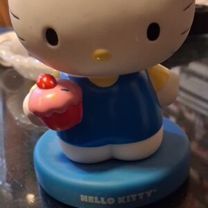 Hello Kitty Blue Doll with Red Cupcake